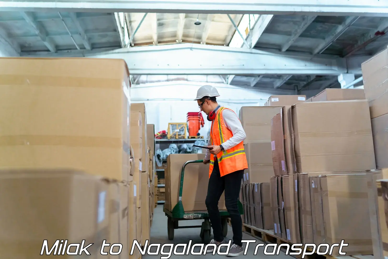 Part load transport service in India Milak to Nagaland