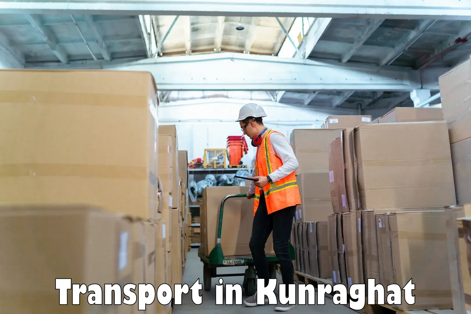 Container transport service in Kunraghat