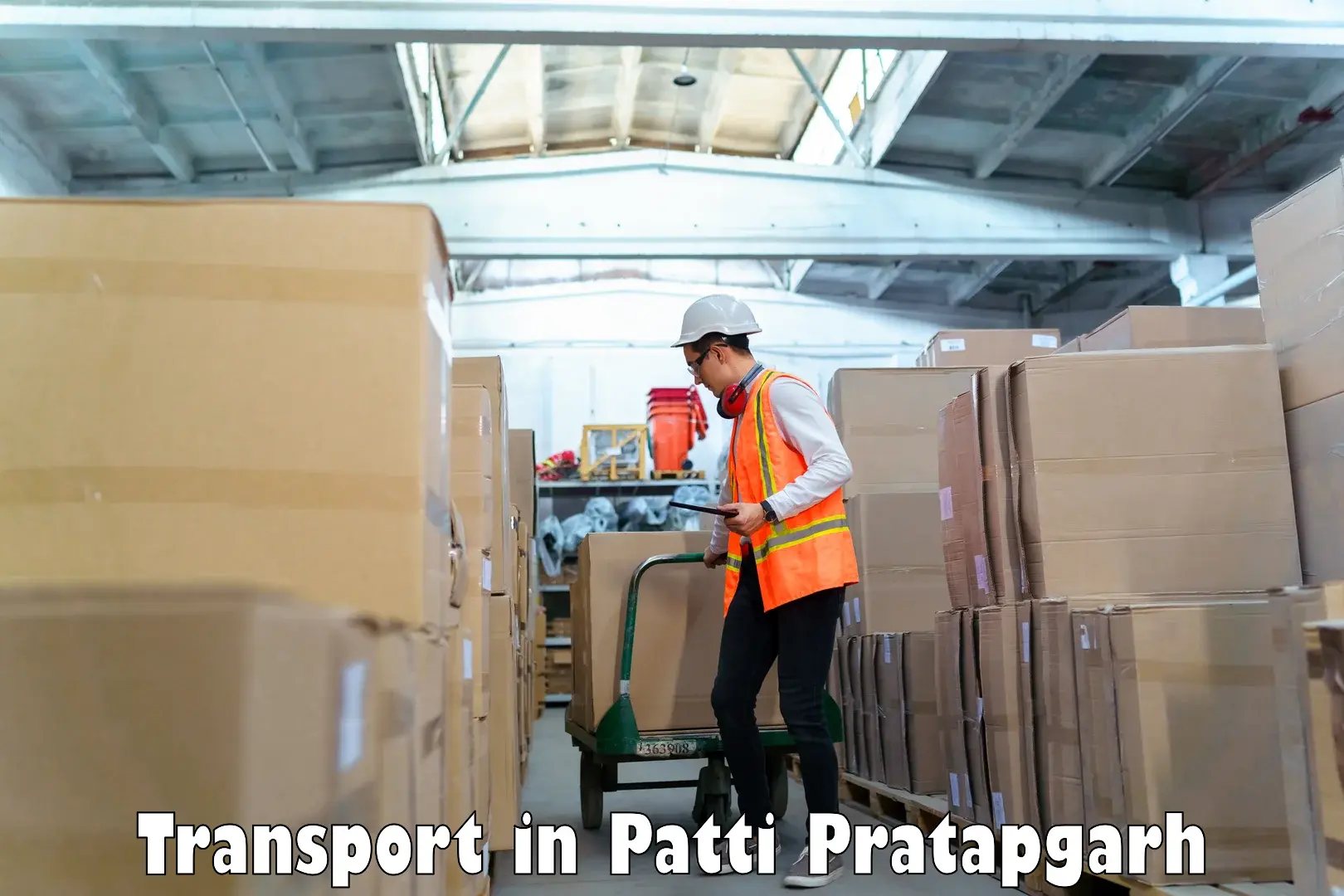 Intercity goods transport in Patti Pratapgarh