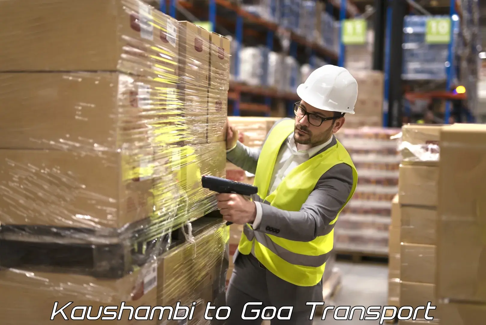 International cargo transportation services Kaushambi to Vasco da Gama