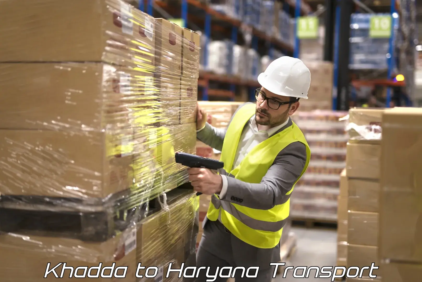 Container transportation services Khadda to Ratia