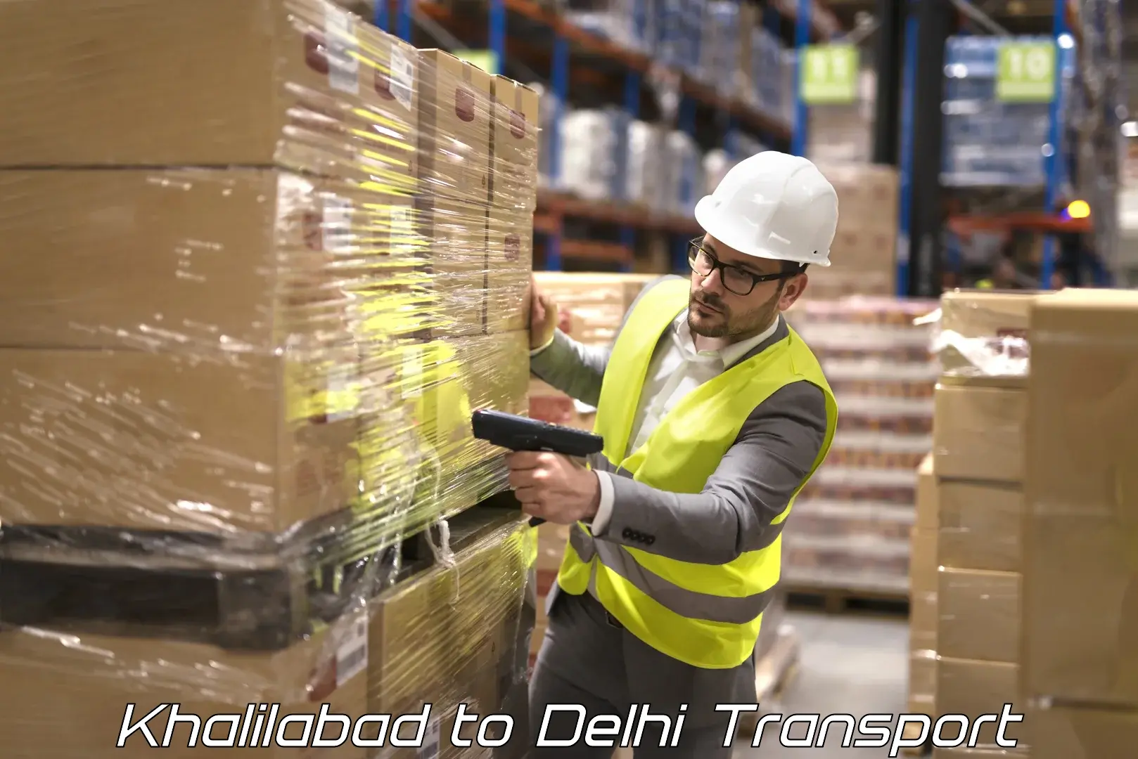 Road transport online services Khalilabad to NIT Delhi