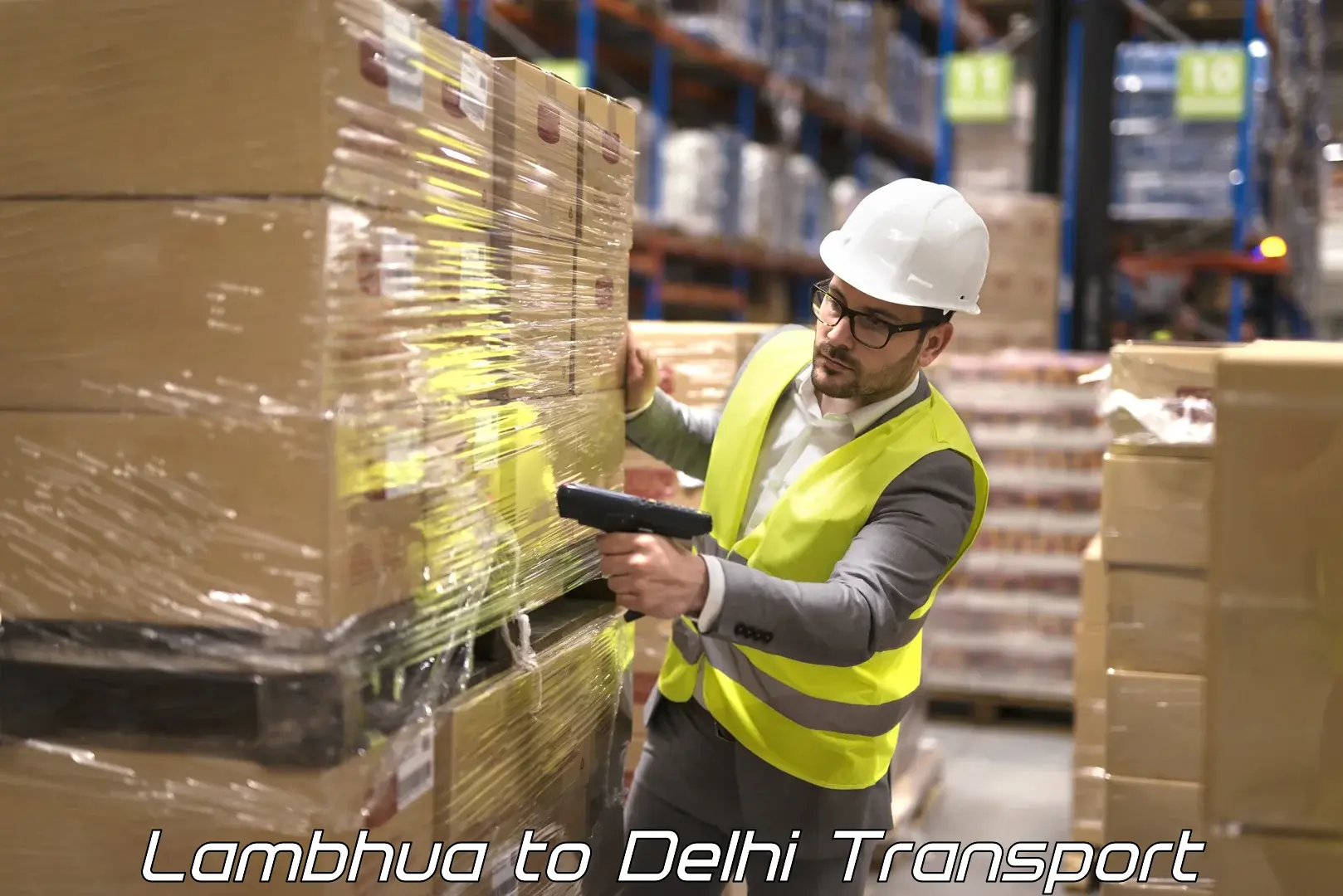 Vehicle courier services Lambhua to Delhi Technological University DTU
