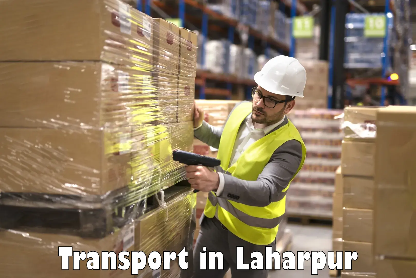 Container transport service in Laharpur