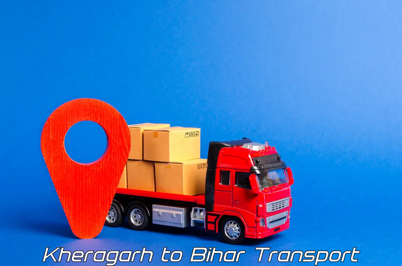 Online transport booking Kheragarh to Kharagpur Munger