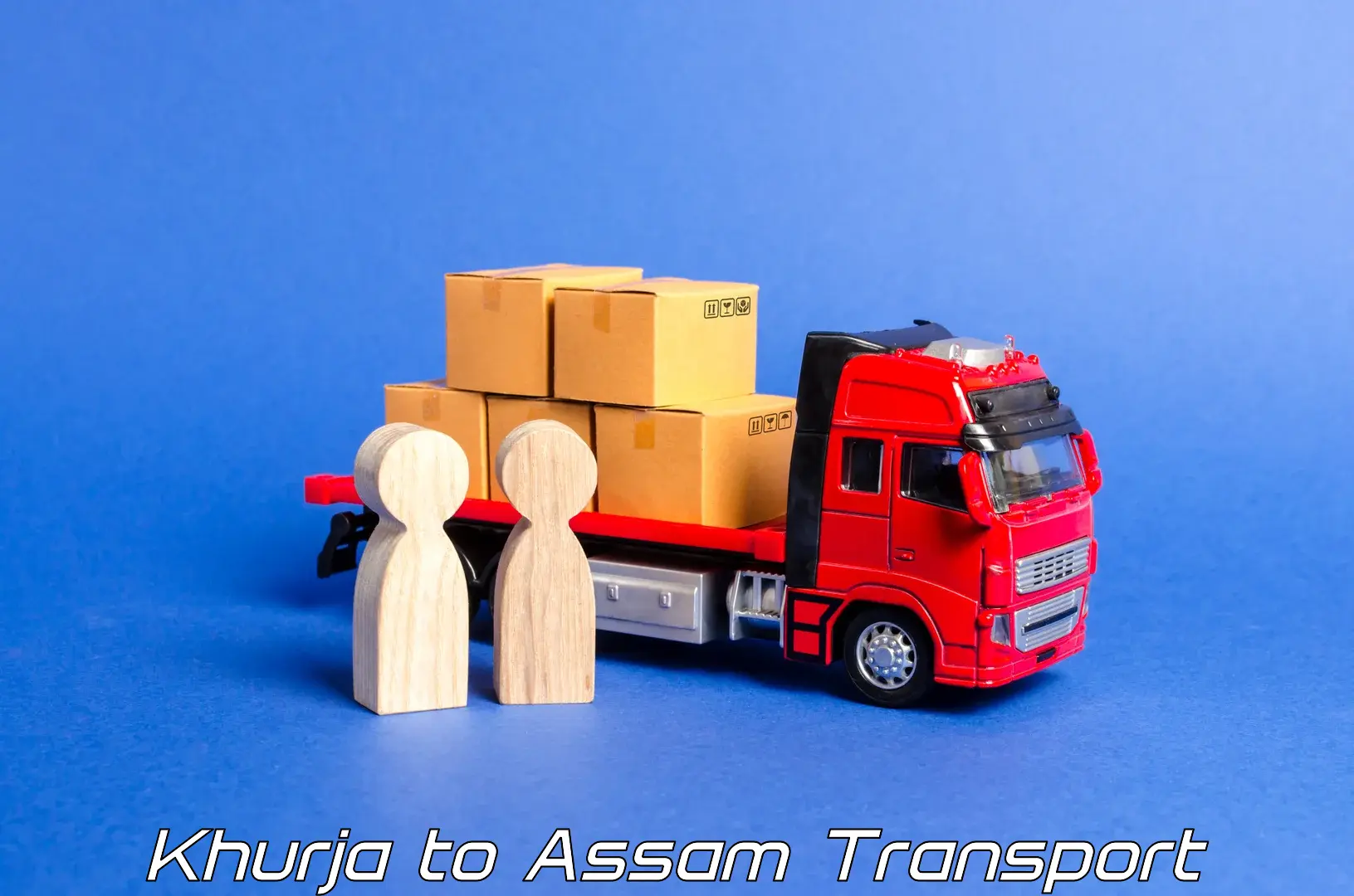Goods transport services Khurja to Barpeta