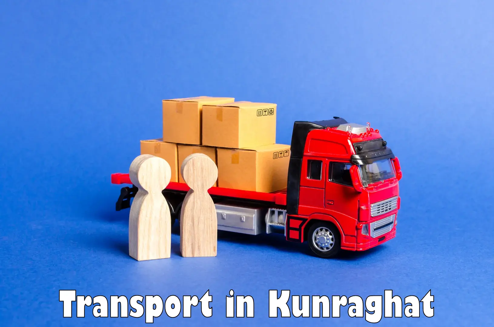 Container transportation services in Kunraghat